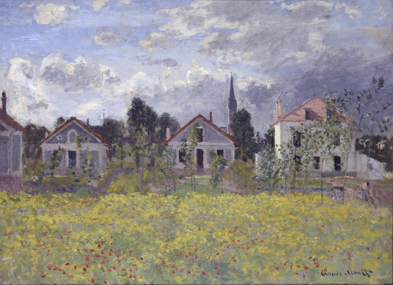 บ้านใน Argenteuil W277 - Claude Monet