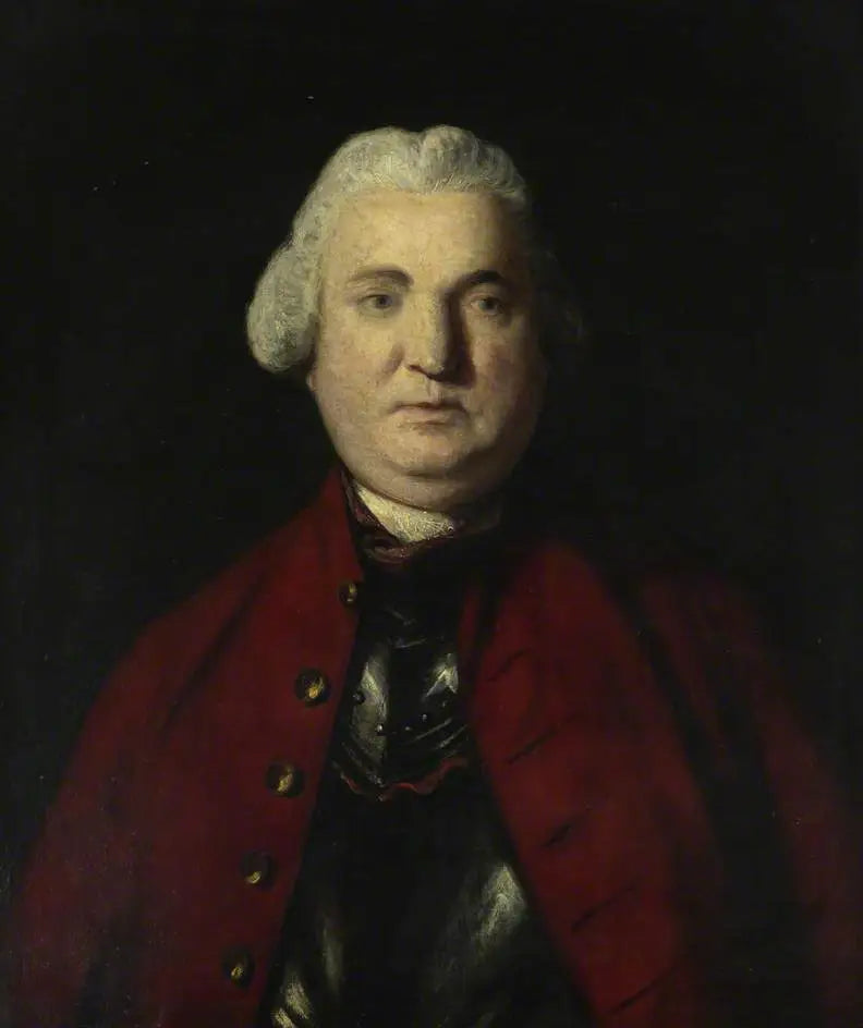 Major-général Stringer Lawrence (1697–1775), ผู้บัญชาการสูงสุดของอินเดียตะวันออก (1752–1754 และ 1761–1766) - โจชัว เรย์โนลด์ส