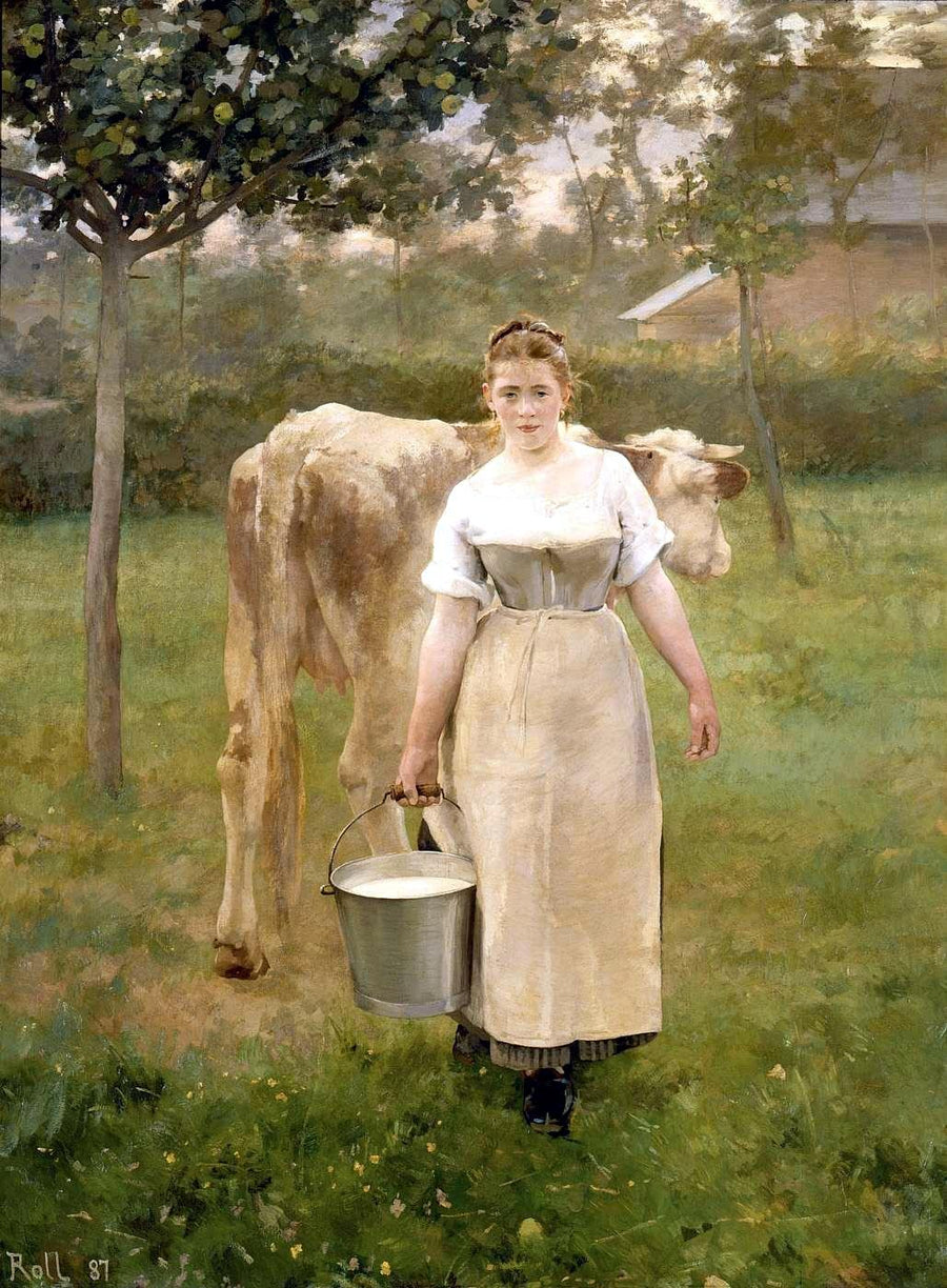 Manda Lamétrie, fermière - Alfred Roll