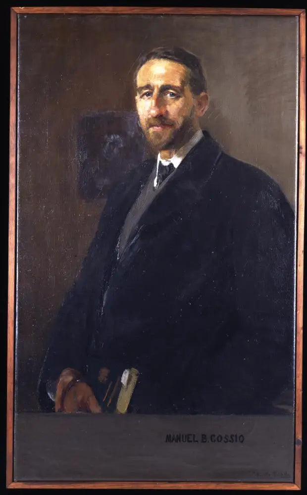Manuel Bartolomé Cossío - Joaquín Sorolla image 1 tableau peint à l’huile sur toile