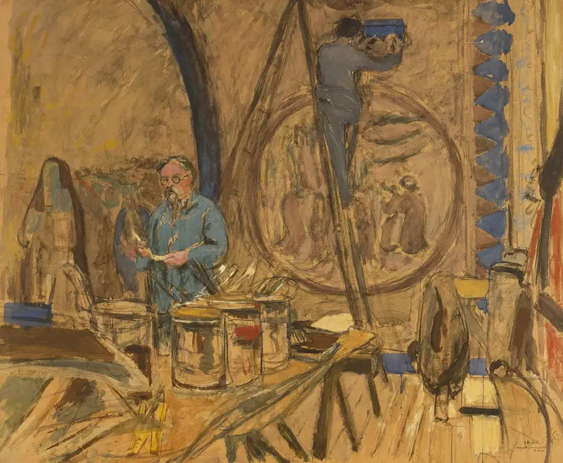 โมเดลสำหรับภาพเหมือนของ Denis - Édouard Vuillard