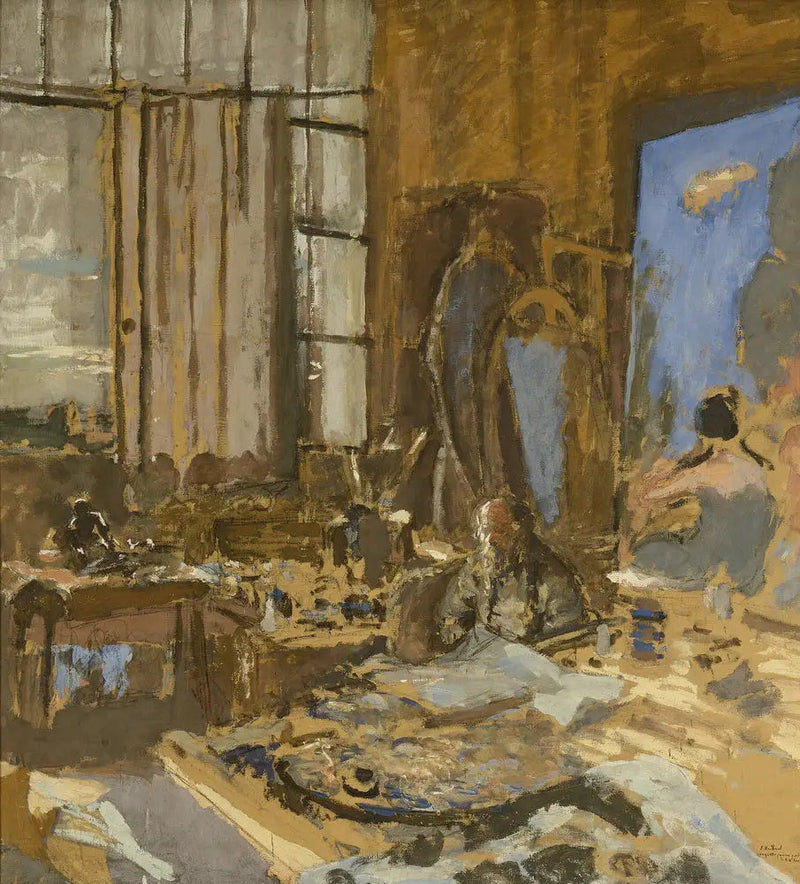 โมเดลสำหรับภาพเหมือนของ K.X. Roussel - Édouard Vuillard