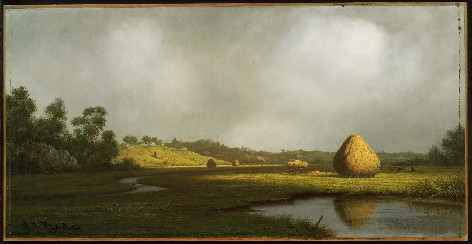 Marais salants Newburyport Massachusetts - Martin Johnson Heade - Alpha Reproduction