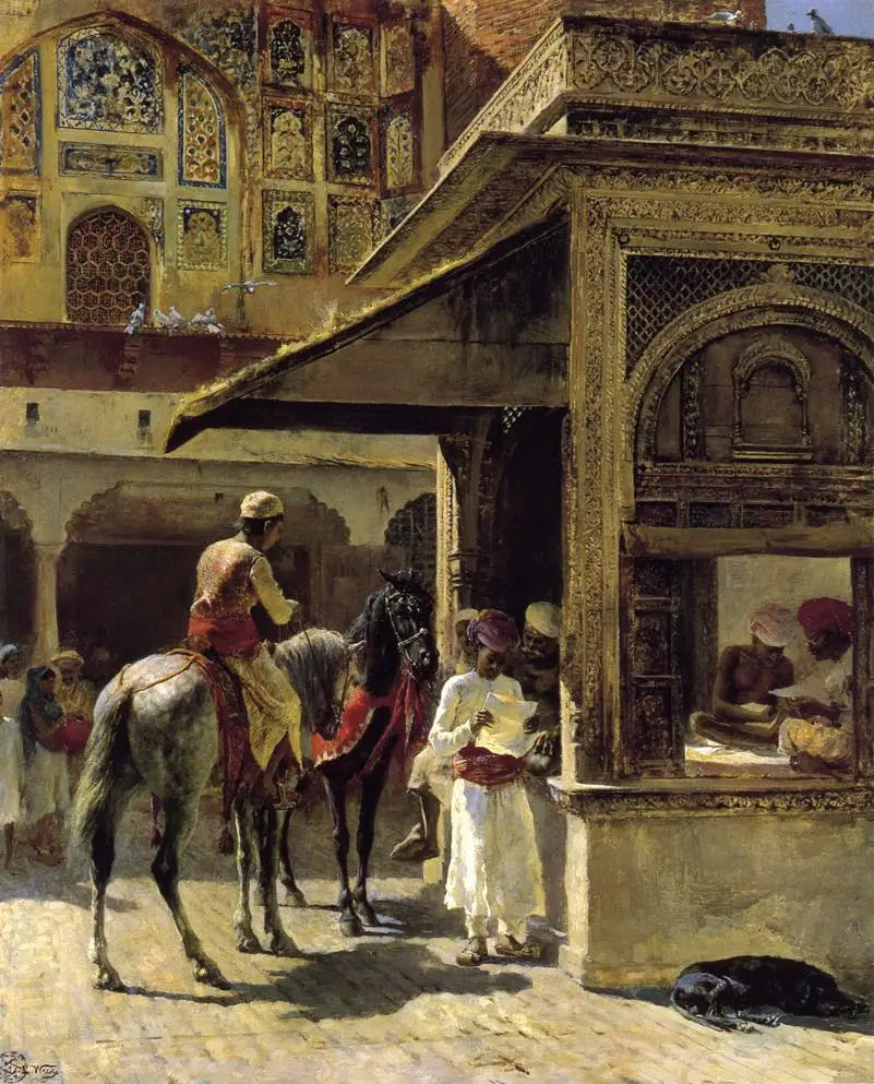marchands hindous - Edwin Lord Weeks - Alpha Reproduction