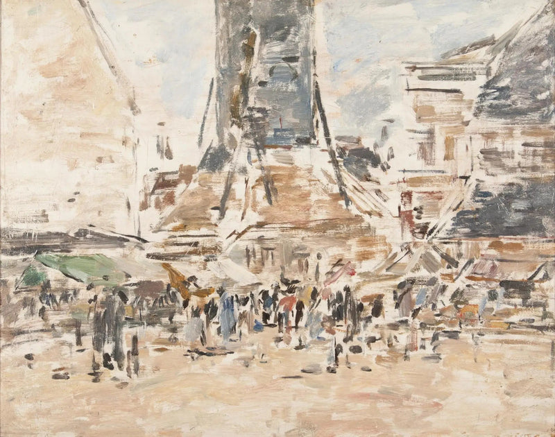 ตลาดเซนต์แคทเธอรีนที่ฮองเฟลอ - ยูจีน บูดิน