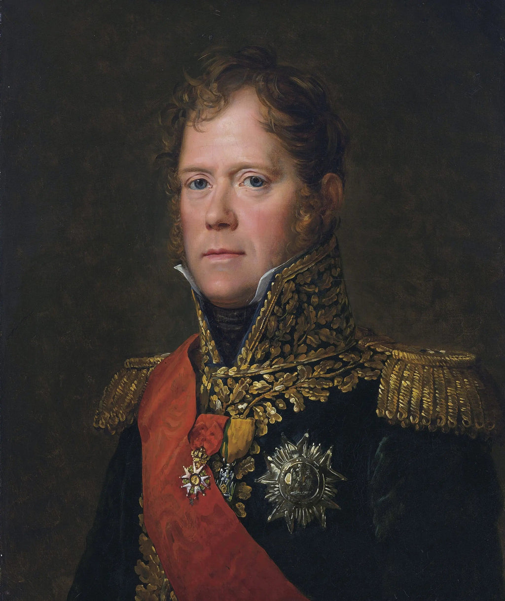 Maréchal Michel Ney, duc d'Elchingen, prince de la Moskova - François Gérard image 2 tableau peint à l’huile sur toile