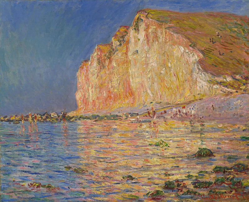 น้ำลงที่ Petites-Dalles - Claude Monet