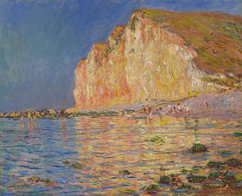 น้ําลงที่ Petites-Dalles W905 - Claude Monet