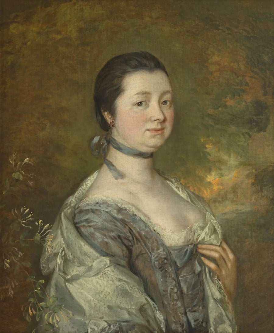 มาร์กาเร็ต เกนส์บูโรห์ เกิด Burr (1728-1798) - โทมัส เกนส์บูโรห์