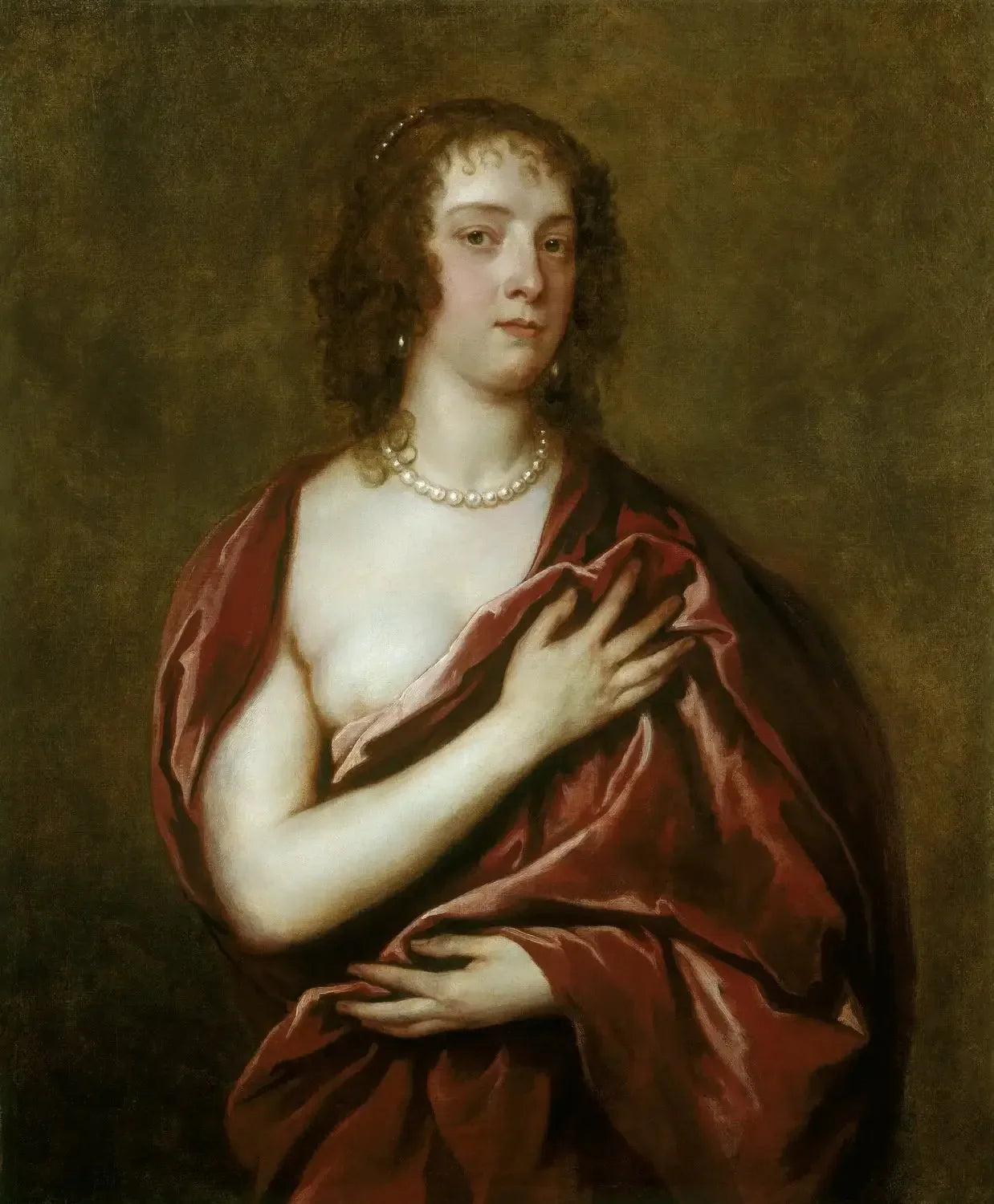 Margaret Lemon (fl.1635-1640) - Antoine van Dyck image 1 reproduction de peinture à l’huile