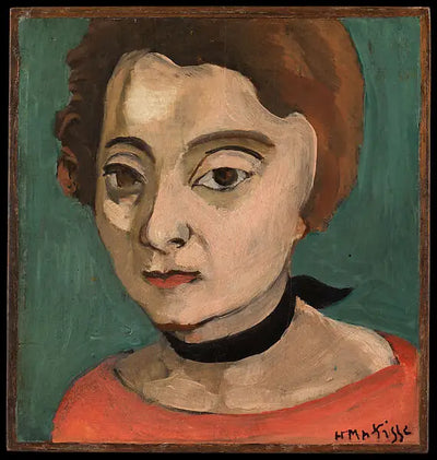 Reproduction du tableau « Marguerite avec ruban de velours noir - Henri Matisse » par Alpha Reproduction en peinture à l’huile