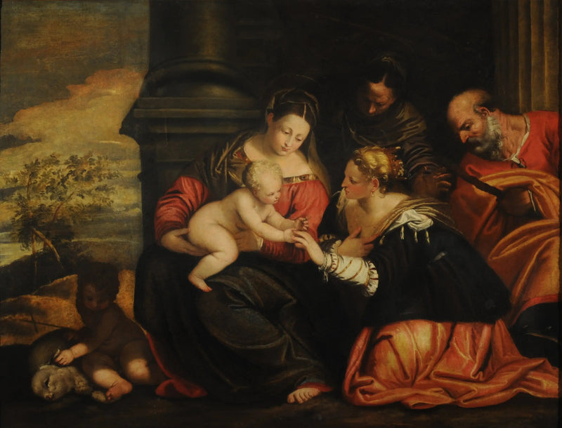 งานแต่งงานลึกลับของนักบุญ Catherine แห่งอเล็กซานเดรีย - Paul Véronèse