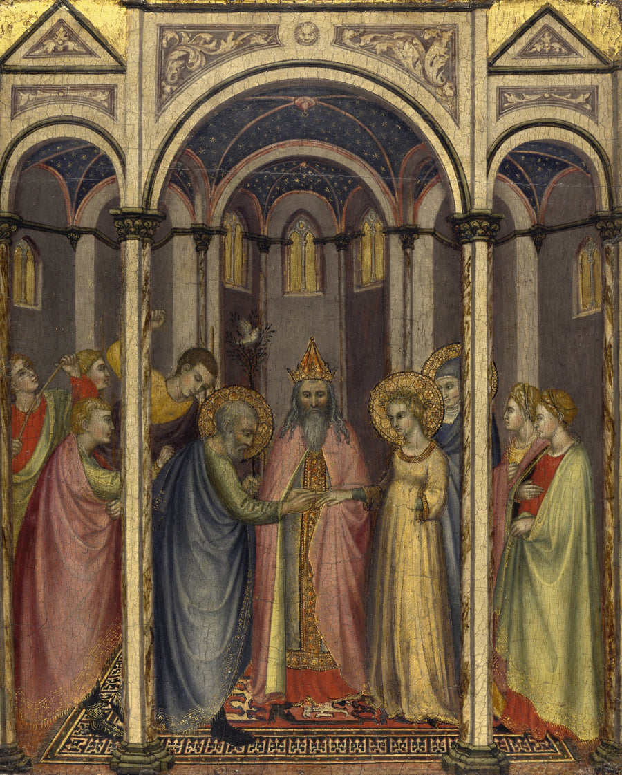 Le mariage de la Vierge - Gregorio di Cecco
