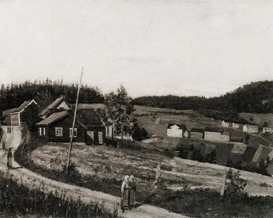 Maridalsveien ที่ Nydalen - Edvard Munch