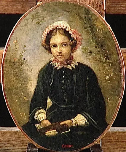 Marie Anna Charmois - Jean-Baptiste Camille Corot image 1 reproduction réalisée par Alpha Reproduction