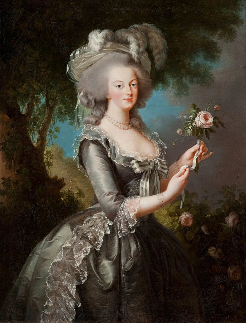 มารี อองตัวแนตต์ ที่รู้จักกันในชื่อ « à la Rose » - เอลิซาเบธ วิเก่ เลอ บรุน