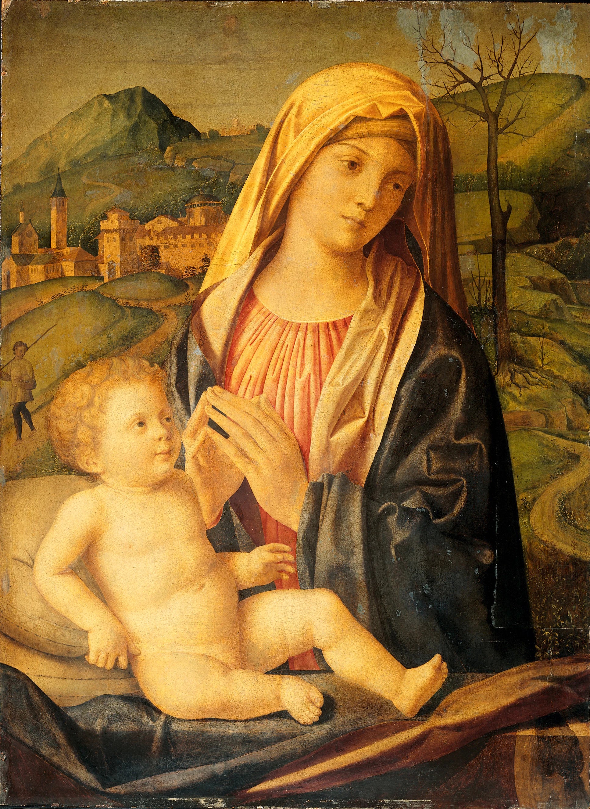 Marie avec un enfant - Nicolò Rondinelli
