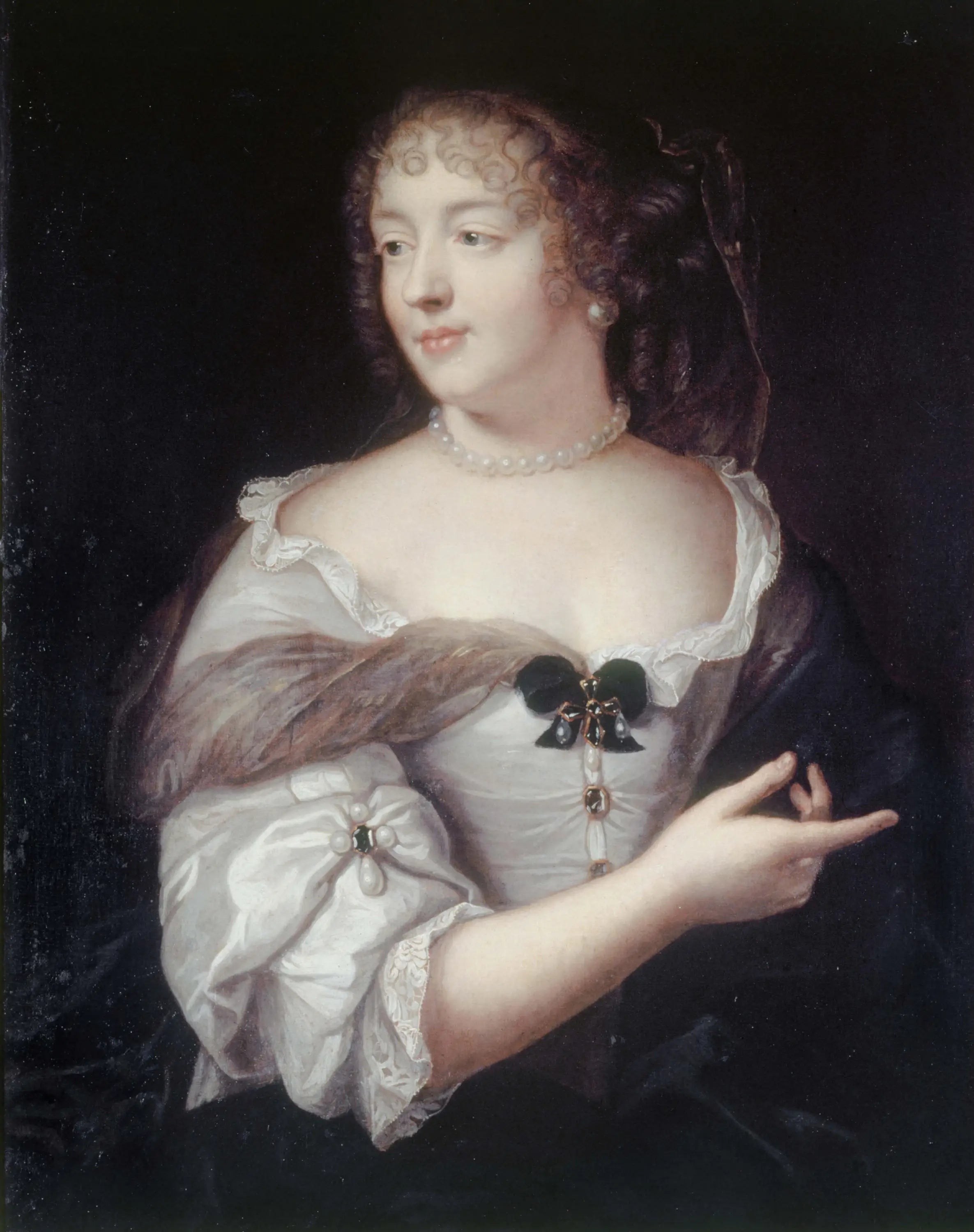 Marie de Rabutin-Chantal, marquise de Sévigné (1626-1696) - Claude Lefèbvre image 1 copie de tableau peinte à la main