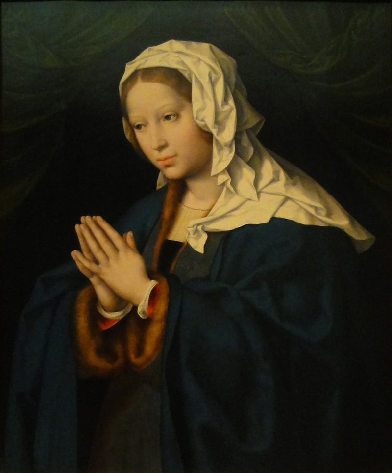 Marie en prière - Joos van Cleve
มาริอาในท่ามีคำอธิษฐาน - จูส ฟาน เคลฟ