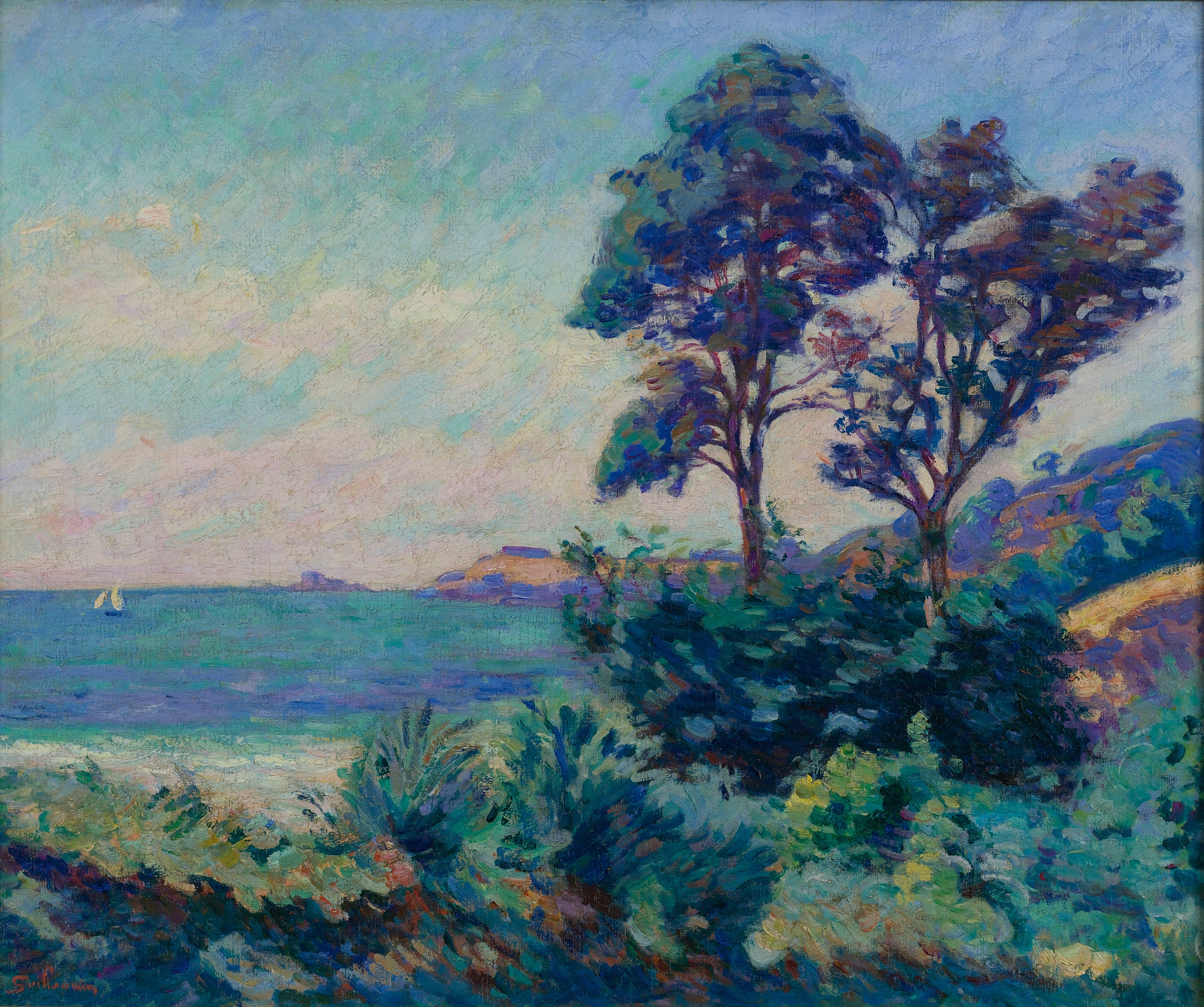 Marine à Saint-Palais - Armand Guillaumin - Alpha Reproduction