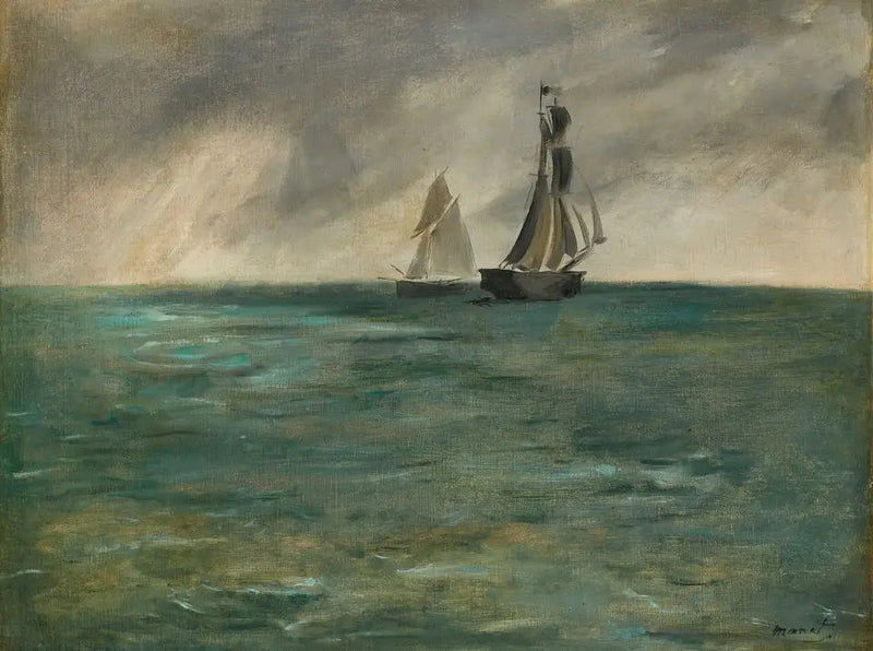 ทะเล, เวลาพายุฝน - Édouard Manet