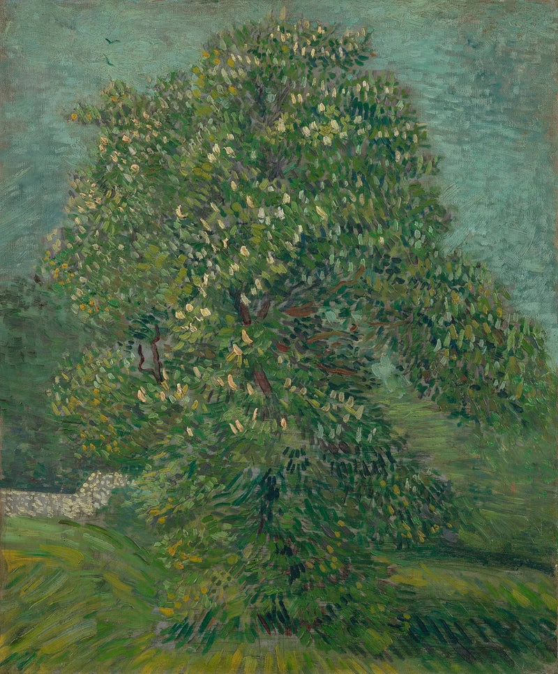ต้นมารูนเนียร์อินเดียที่กำลังออกดอก - Vincent van Gogh