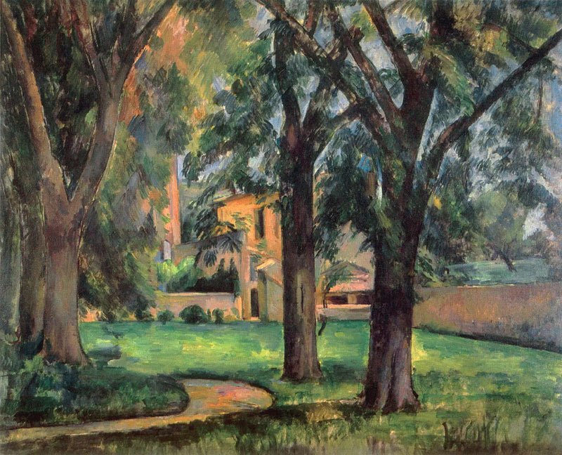 ต้นมารอนเนียร์และฟาร์มจัสเดอบูฟฟอง - Paul Cézanne