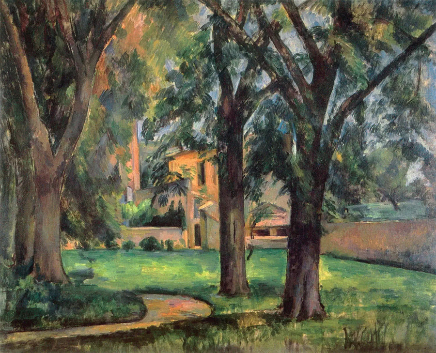 ต้นมารอนเนียร์และฟาร์มจัสเดอบูฟฟอง - Paul Cézanne