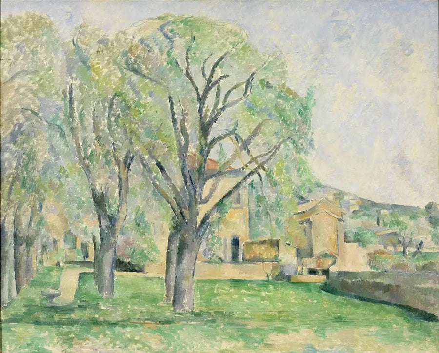 ต้นมารอนเนียร์และฟาร์มจัสเดอบูฟฟอง - Paul Cézanne