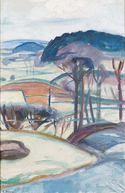 Mars - Edvard Munch image 1 tableau peint à l’huile sur toile
