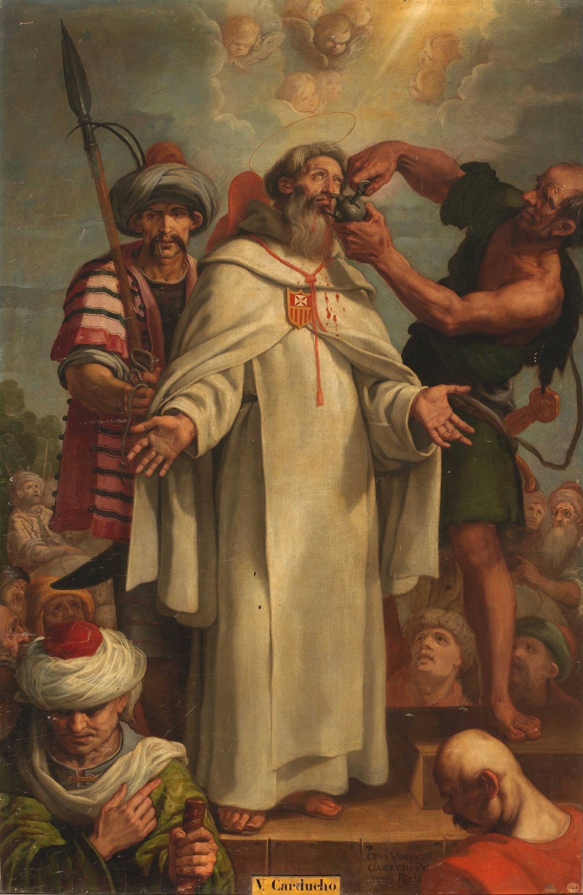 Martirio de San Ramón Nonato - Vincenzo Carducci image 1 copie peinte à la main à l’huile