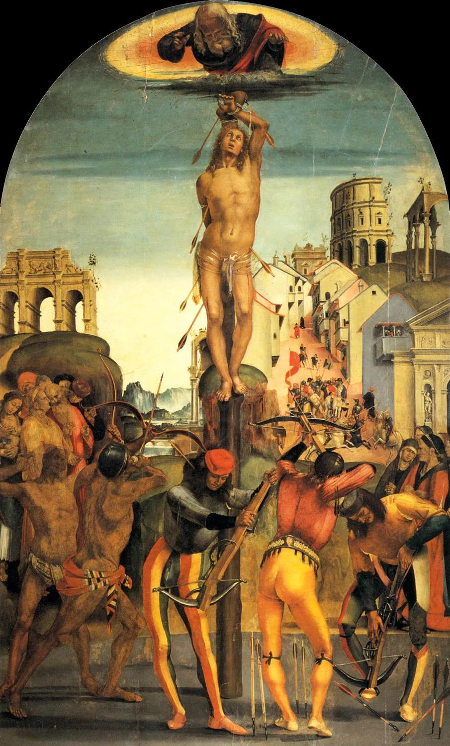 Martirio di san Sebastiano - Luca Signorelli image 1 reproduction de peinture à l’huile