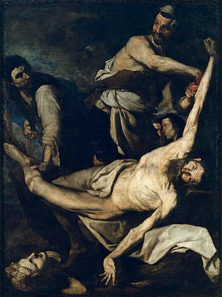 Martyre de Saint Barthélemy - Jusepe de Ribera image 1 tableau peint à l’huile sur toile