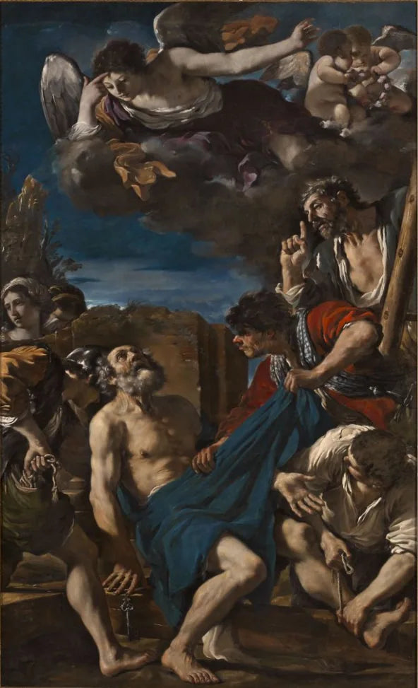 Martyre de saint Pierre - Guercino
การล้มตายของนักบุญเปโตร - เกอร์ชิโน