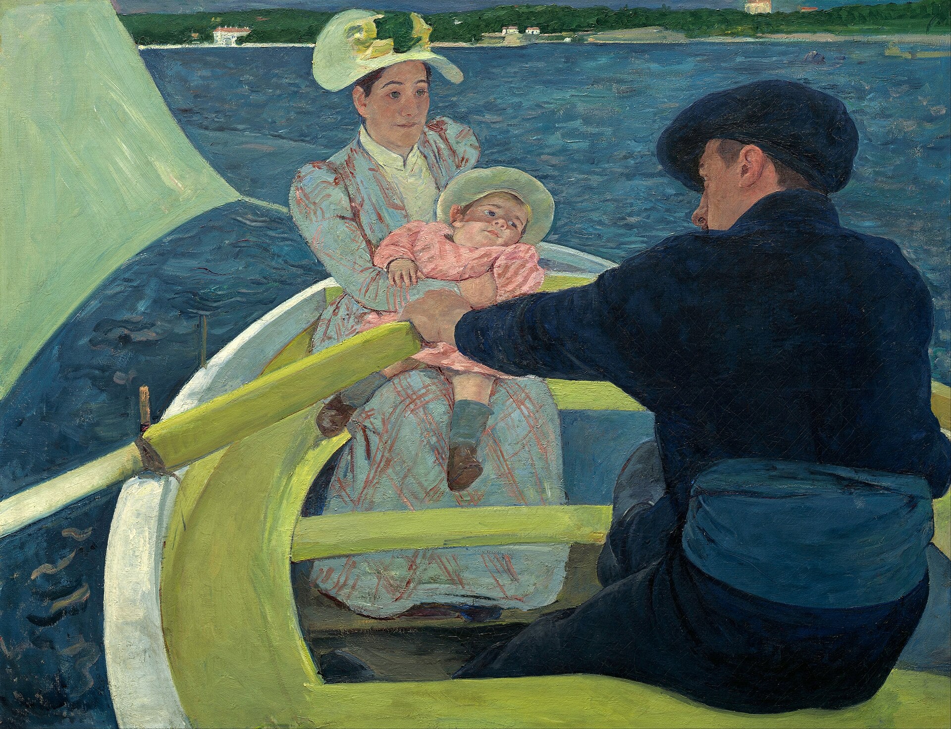 Promenade en barque - Mary Cassatt