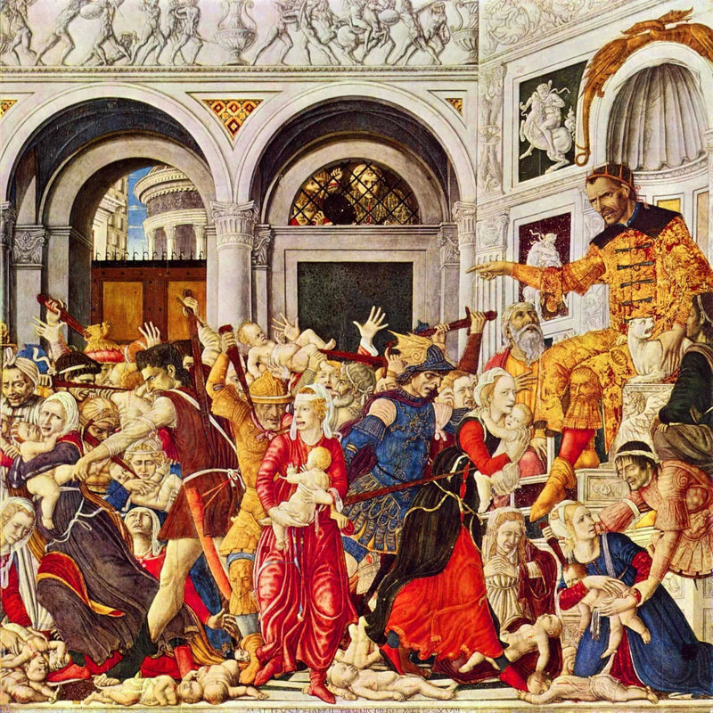 การสังหารหมู่ของเด็กบริสุทธิ์ (Matteo di Giovanni) - Matteo di Giovanni