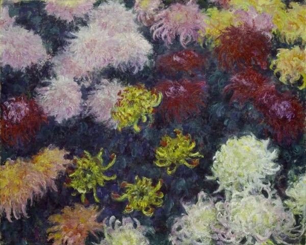 Massif de chrysanthèmes de Claude Monet, 1897 – Kunstmuseum Basel G 1970.11, Wildenstein 1496
