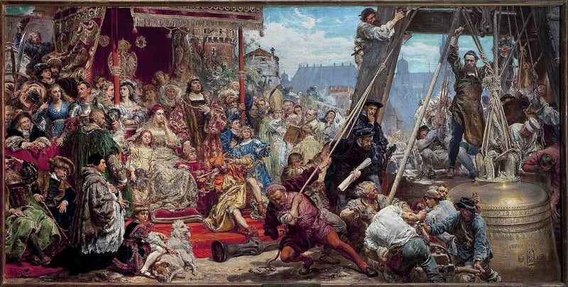 La Pendaison de la cloche Sigismond - Jan Matejko
