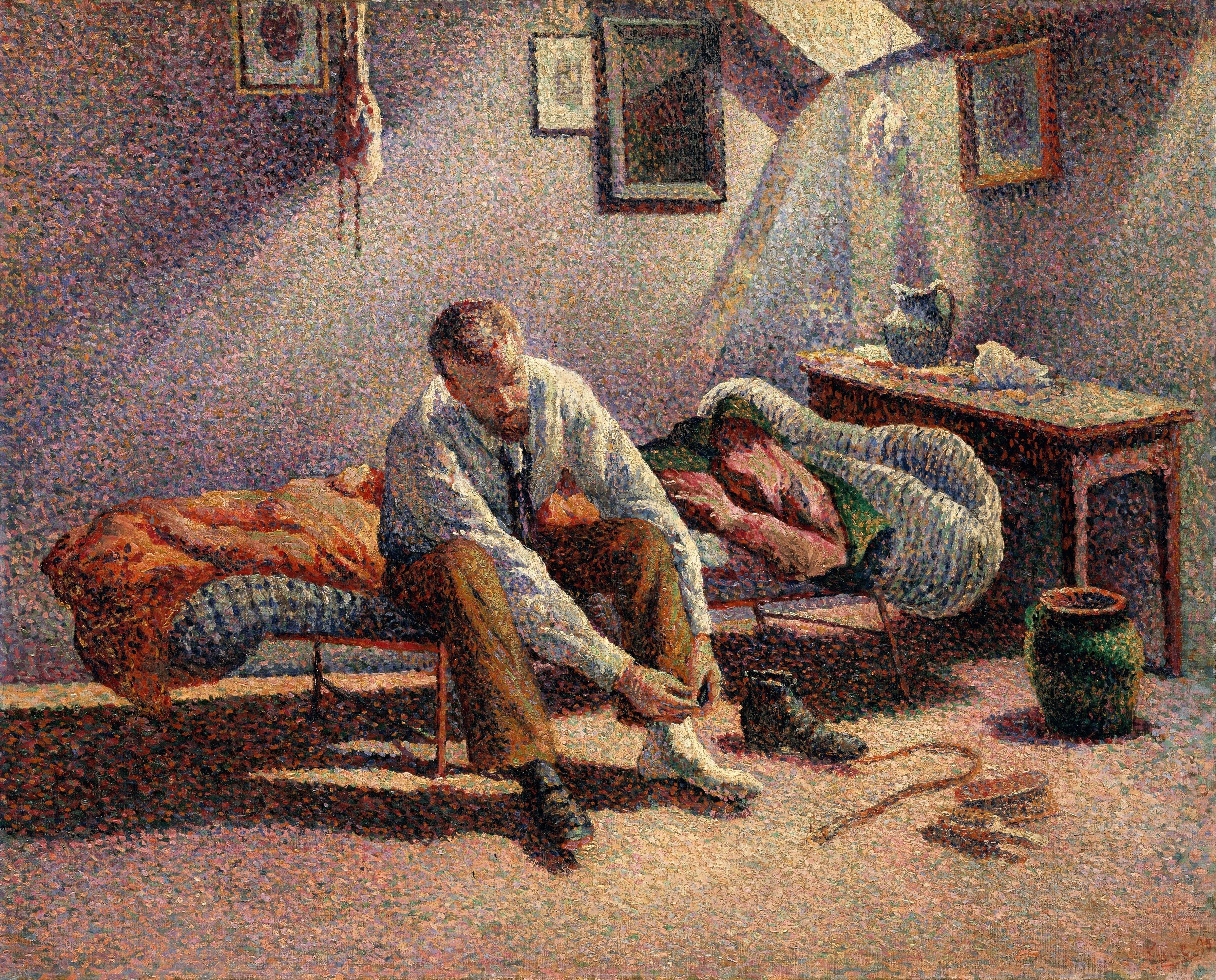 Matin. Intérieur - Maximilien Luce - Alpha Reproduction