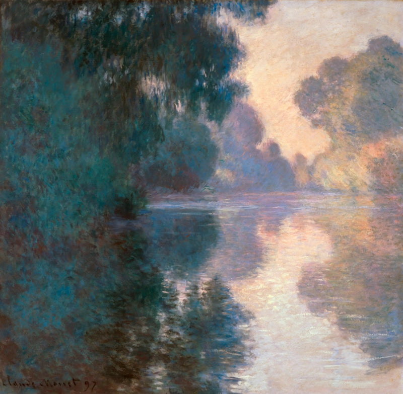เช้าบนแม่น้ำแซน, อากาศดี - Claude Monet