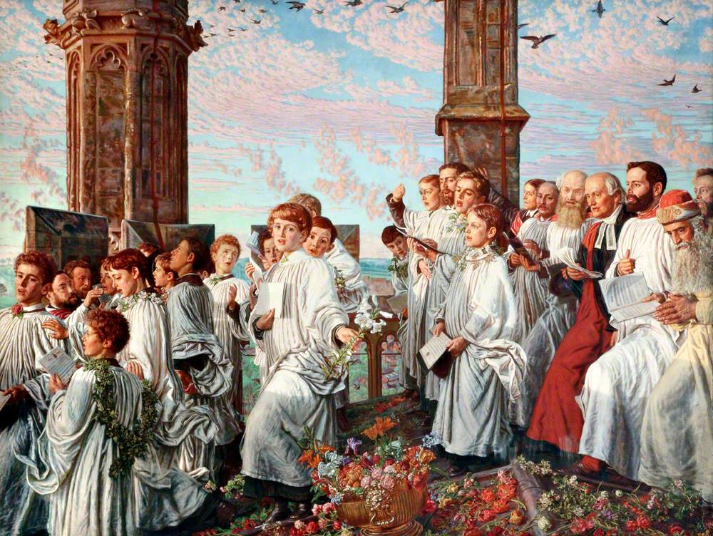 Matinée de mai sur la tour de la Madeleine - William Holman Hunt - Alpha Reproduction