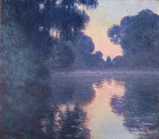 เช้าบนแม่น้ำแซน - Claude Monet