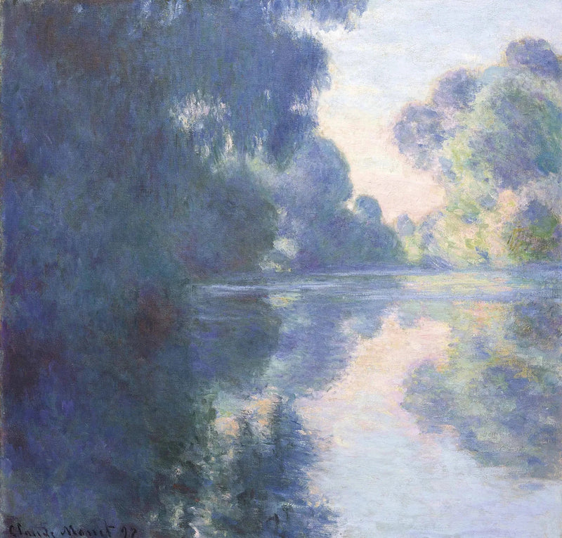 เช้าบนแม่น้ำแซน - Claude Monet