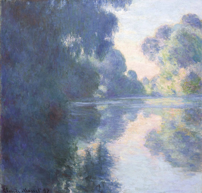 เช้าบนแม่น้ำแซน - Claude Monet