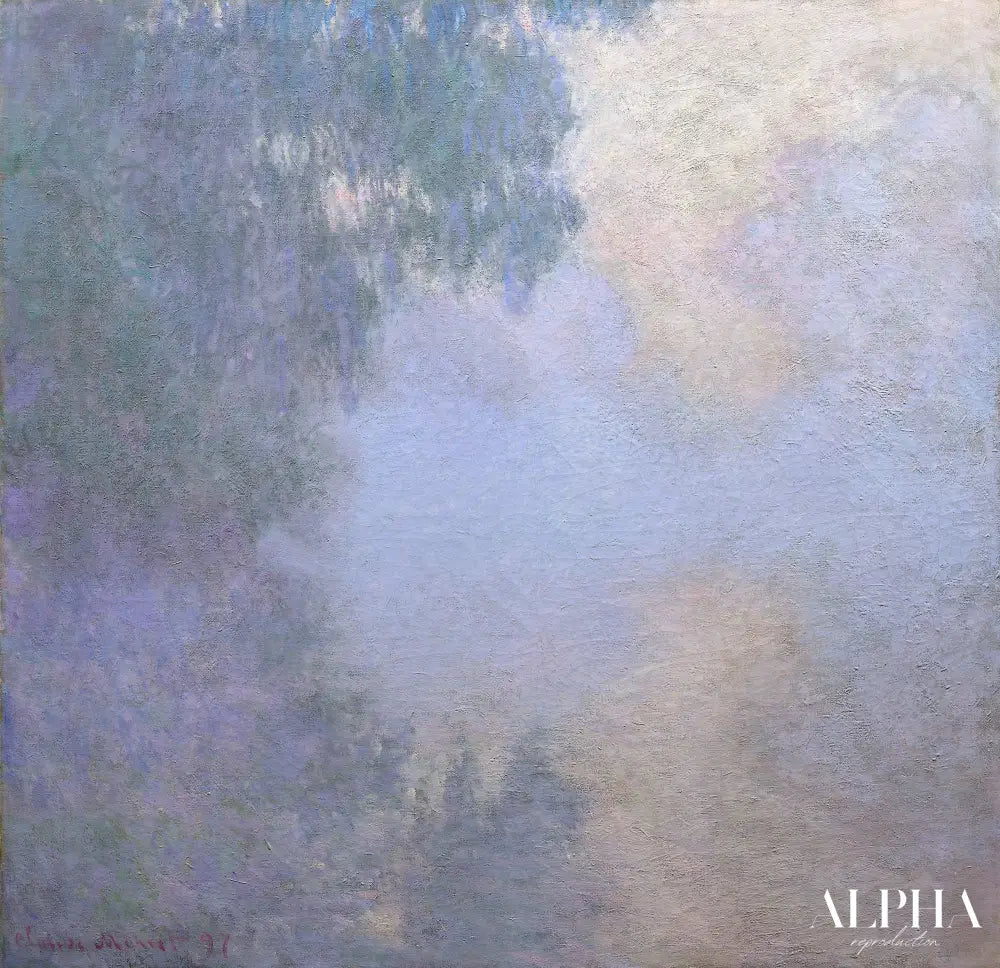 Matinée sur la Seine - Claude Monet - Reproductions de tableaux et peintures haut de gamme