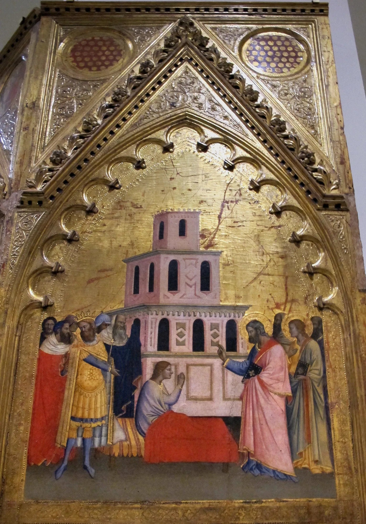 Matthew Revives Boy - Andrea Orcagna image 1 reproduction artisanale de tableau