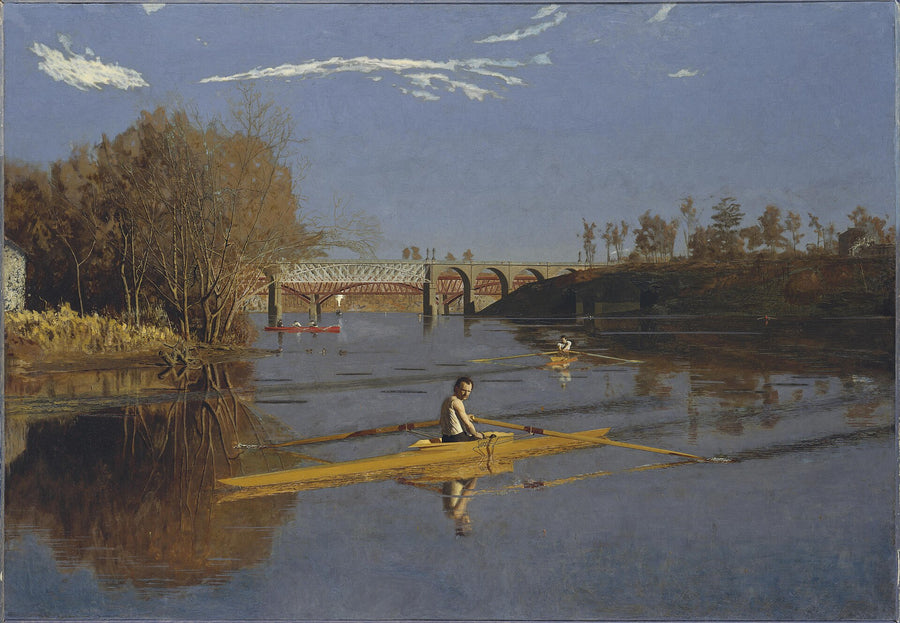 Max Schmitt in a Single Scull - Thomas Eakins