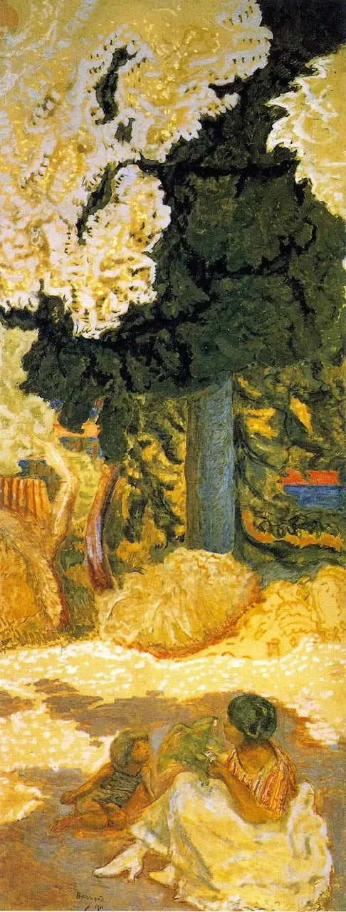 Méditerranée. Triptyque (panneau de droite) - Pierre Bonnard image 1 reproduction réalisée par Alpha Reproduction