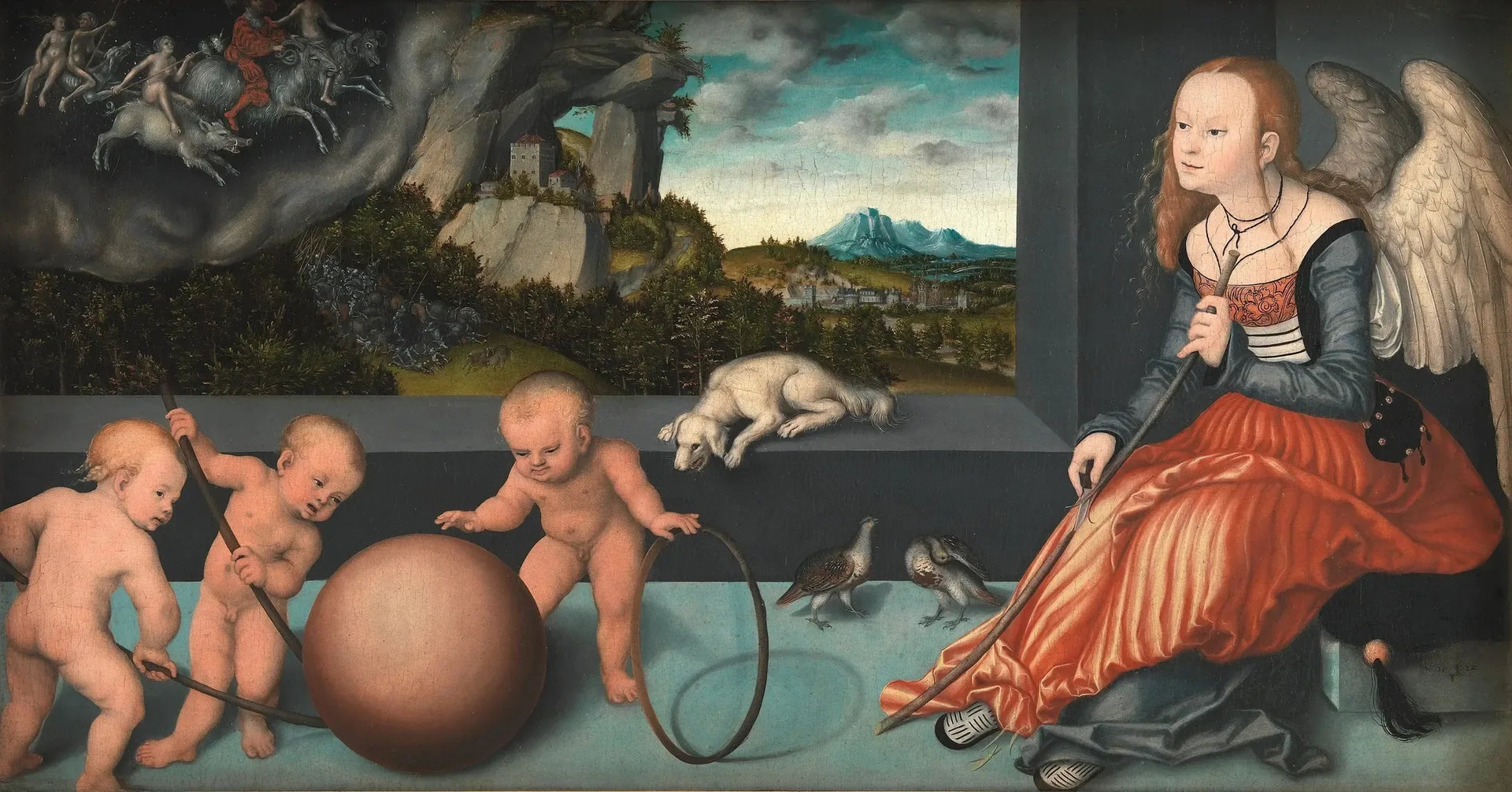 Mélancolie - Lucas Cranach the Elder image 1 copie peinte à la main à l’huile