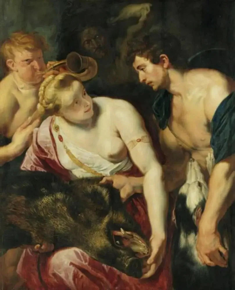 Meleager en Atalanta - Peter Paul Rubens image 1 reproduction artisanale de tableau